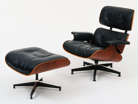 Charles Eames, Ray Eames. Lounge Chair and Ottoman. 1956