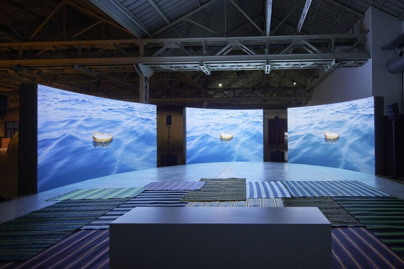 Installation view of Projects: Dineo Seshee Bopape, The Museum of Modern Art, New York, July 1–October 9, 2023
