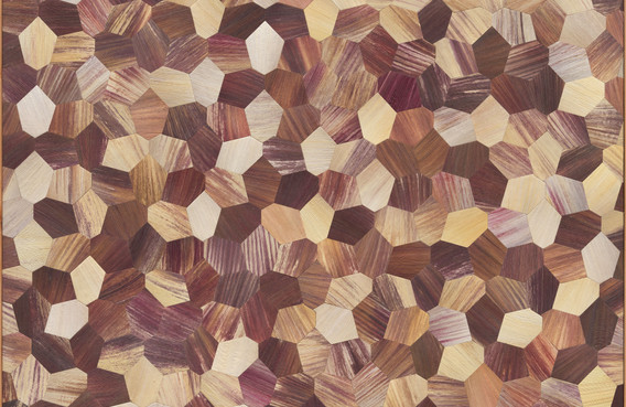 Fernando Laposse. Totomoxtle. 2017. Corn husks and glue on MDF board, approx.: 47 1/4 × 47 1/4 × 1 1/2&#34; (120 × 120 × 3.8 cm). The Museum of Modern Art, New York. Committee on Architecture and Design Funds