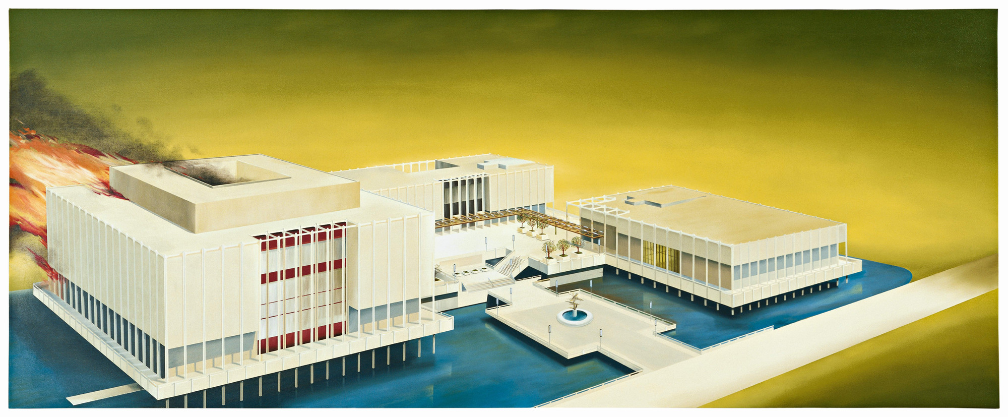*Los Angeles County Museum of Art on Fire*