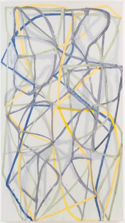 Brice Marden. Couplet IV. 1988–89. Oil on linen