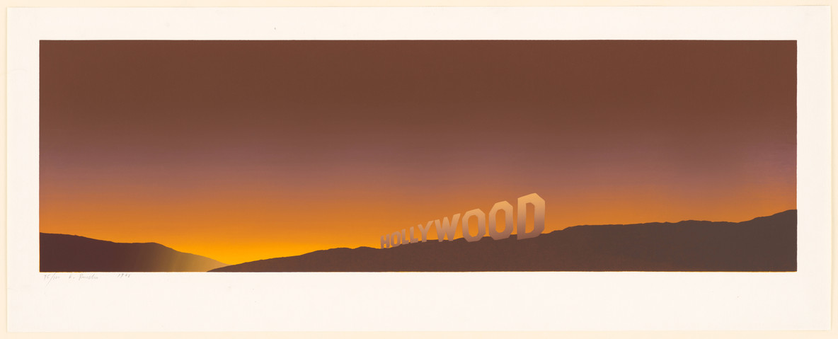Edward Ruscha. Hollywood. 1968