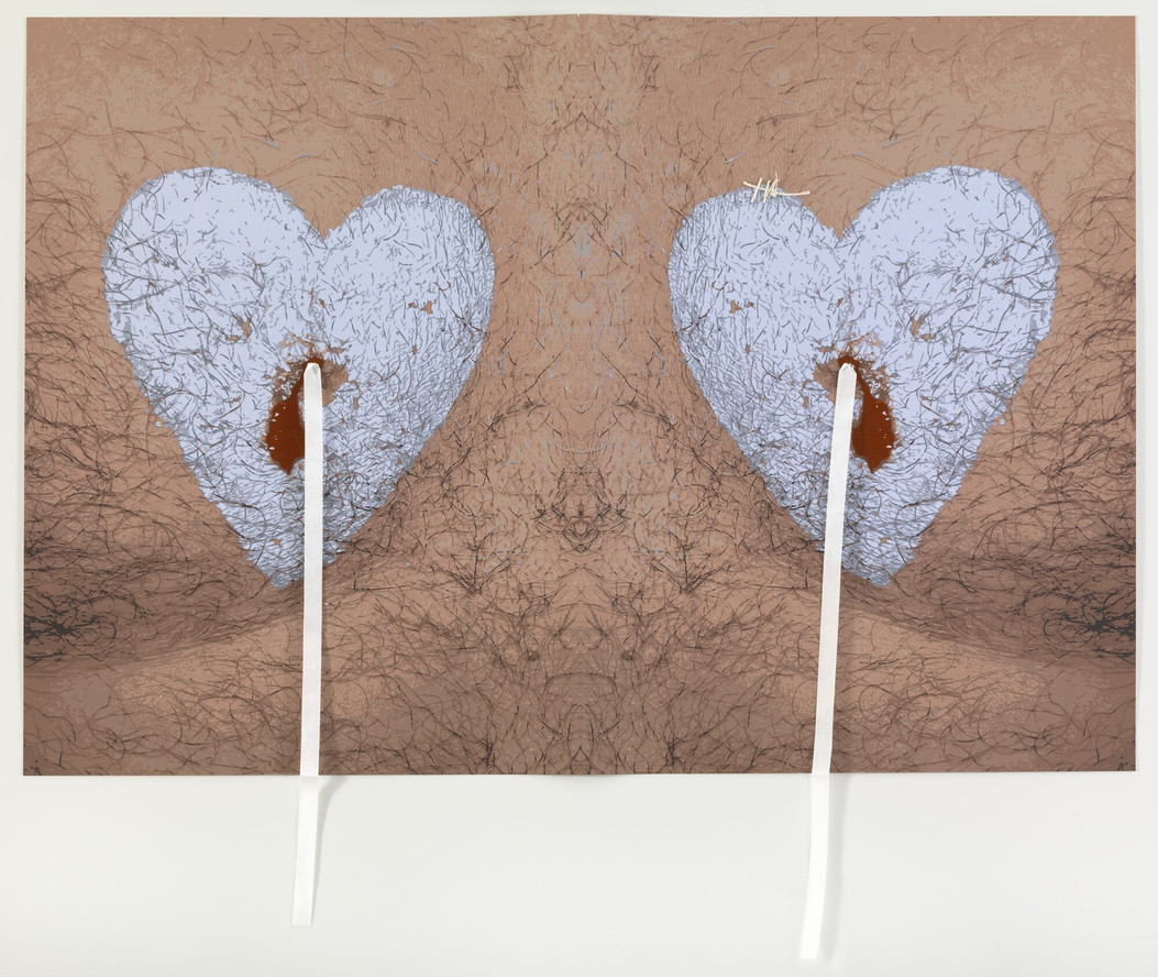 Papo Colo. Every American Has Two Hearts (portfolio cover) from 2006: Trance/Borders. 2006