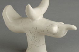 Joan Miró. Solar Bird. 1944–46. Plaster, 5 3/8 × 4 1/2 × 8 1/8&#34; (13.7 × 11.4 × 21.6 cm). The Museum of Modern Art, New York. Ruth Vollmer Bequest. ©️ 2023 Successió Miró/Artists Rights Society (ARS), New York/ADAGP, Paris
