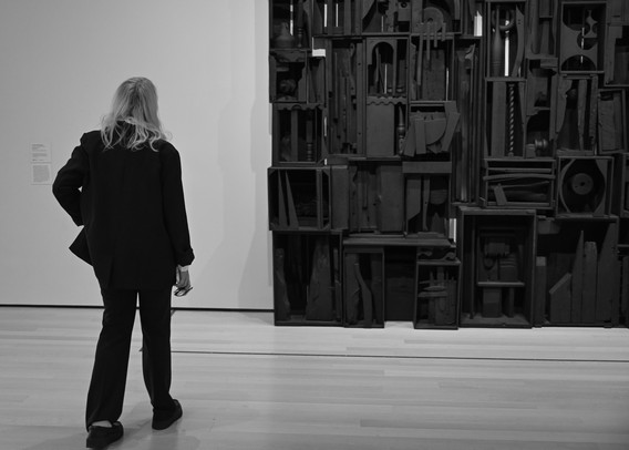 Johanna Fateman at MoMA. Pictured: Louise Nevelson. Sky Cathedral. 1958