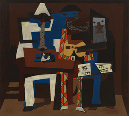 Verbal Description: Three Musicians