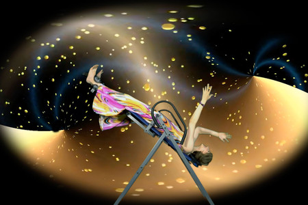Shana Moulton. Still from Inversion Therapy. 2019. High-definition video (color, sound), 3 min. © 2023 Shana Moulton. Image courtesy the artist