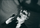 Hattie Hathaway as &#34;The Blind Man&#34; in Blacklips Performance Cult, Frankenstein Screen Tests, 1994