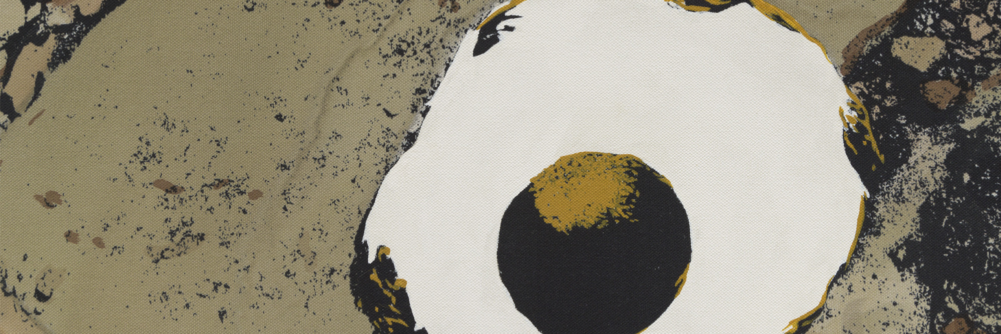 Dena Yago. Not for Long (detail). 2023. Inkjet, dye, and acrylic on canvas. Courtesy the artist