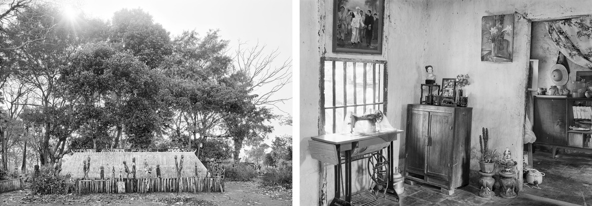 From left: An-My Lê. Untitled, Central Highlands, Vietnam, from the series Viêt Nam (1994–98). 1998; Untitled, Bac Giang, Vietnam, from the series Viêt Nam (1994–98). 1995