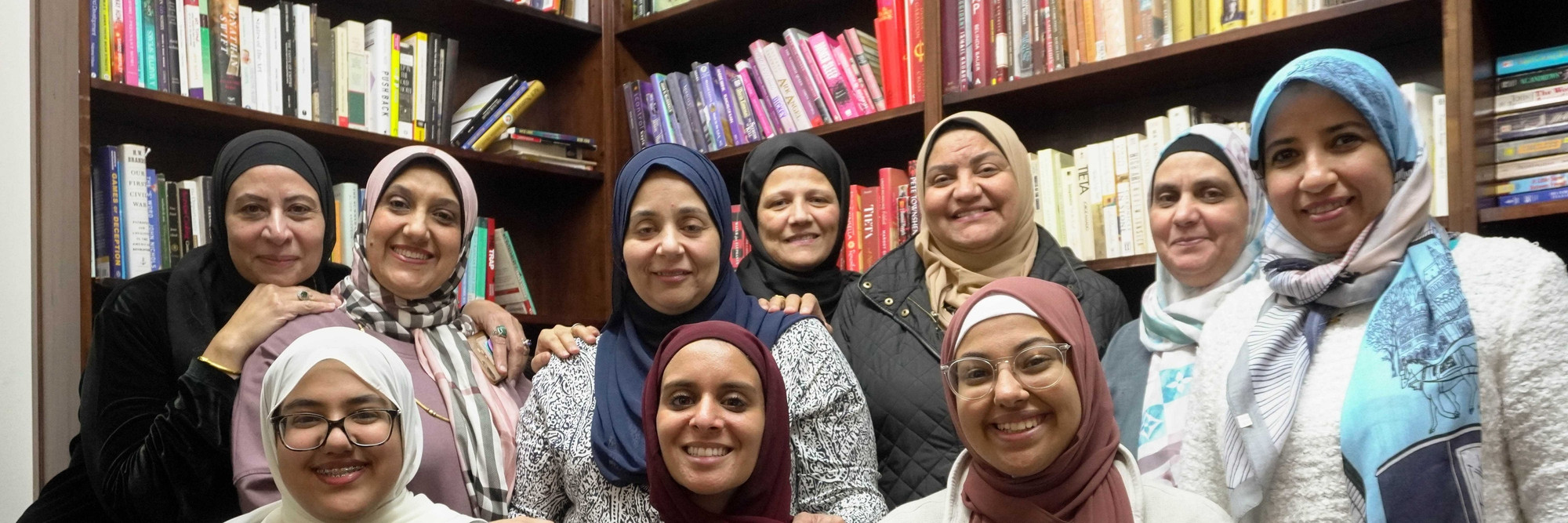 Malikah member leaders from Astoria preparing for their upcoming Homeroom exhibition at their third storytelling workshop. Photo: Aziz Ramos.