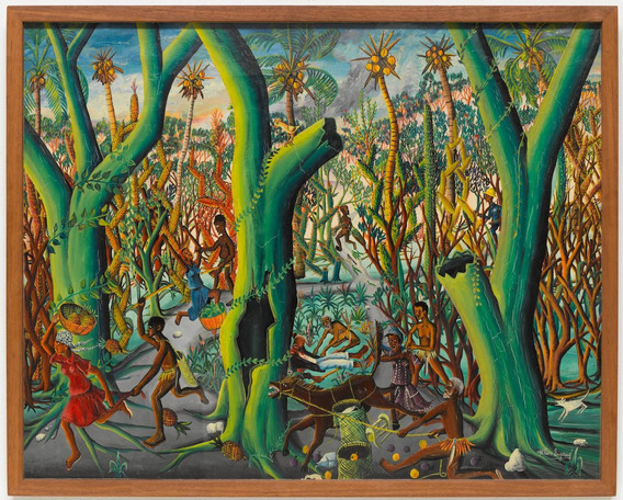 Wilson Bigaud. Murder in the Jungle. 1950
