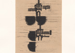 Barry Le Va. Untitled from Voltage. 2007. One from a portfolio of nine etchings with photocopy and chine collé, plate: 10 7/8 × 8 3/8&#34; (27.6 × 21.2 cm); sheet: 16 × 16&#34; (40.6 × 40.6 cm). Publisher: Edition Jacob Samuel, Santa Monica. Printer: Edition Jacob Samuel, Santa Monica. Edition: 20. The Museum of Modern Art, New York. Jacqueline Brody Fund. © 2023 Barry Le Va