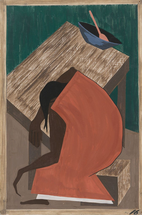Jacob Lawrence. Although the Negro was used to lynching, he found this an opportune time for him to leave where one had occurred. 1940–41