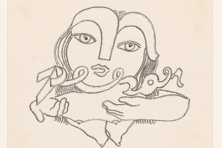 Cecilia Vicuña. Pensar es pesar (To Think Is to Weigh) from the series AMAzone Palabrarmas. 1978. Ink and pencil on paper, sheet: 8 1/2 × 11&#34; (21.6 × 27.9 cm). The Museum of Modern Art, New York. Latin American and Caribbean Fund, Modern Women&#39;s Fund, gift of Agnes Gund, Amalia Amoedo, María Luisa Ferré Rangel (in honor of Cyril Meduña) and Juan Yarur Torres (in honor of Amalia Amoedo)