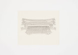 Guillermo Kuitca. Untitled from Puro Teatro (Pure Theater). 2003. One from a portfolio of twelve hard-ground etching and spit-bite aquatints with chine collé and two letterpress prints, plate: 6 5/8 × 7 13/16&#34; (16.8 × 19.9 cm); sheet: 153/4 × 16&#34; (40 × 40.6 cm). Publisher: Edition Jacob Samuel, Santa Monica. Printer: Edition Jacob Samuel, Santa Monica. Edition: 25. The Museum of Modern Art, New York. Monroe Wheeler Fund. © 2023 Guillermo Kuitca