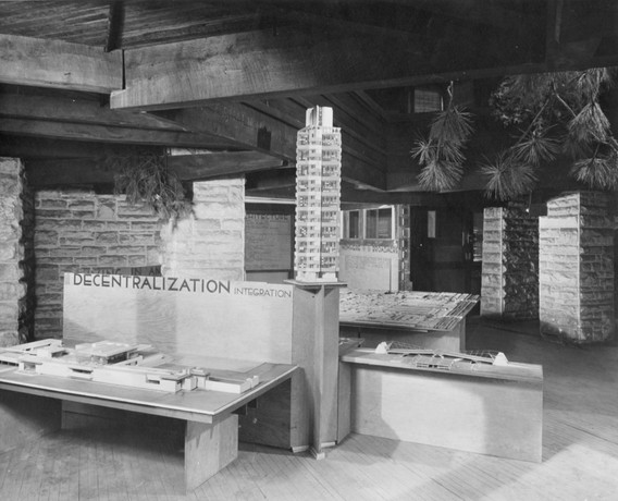 Frank Lloyd Wright. Broadacre City Project. 1934–35