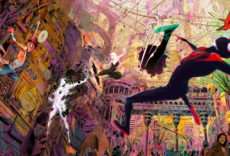 Spider-Man: Across the Spider-Verse. 2023. USA. Directed by Joaquim Dos Santos, Kemp Powers, Justin K. Thompson. Courtesy Sony Pictures