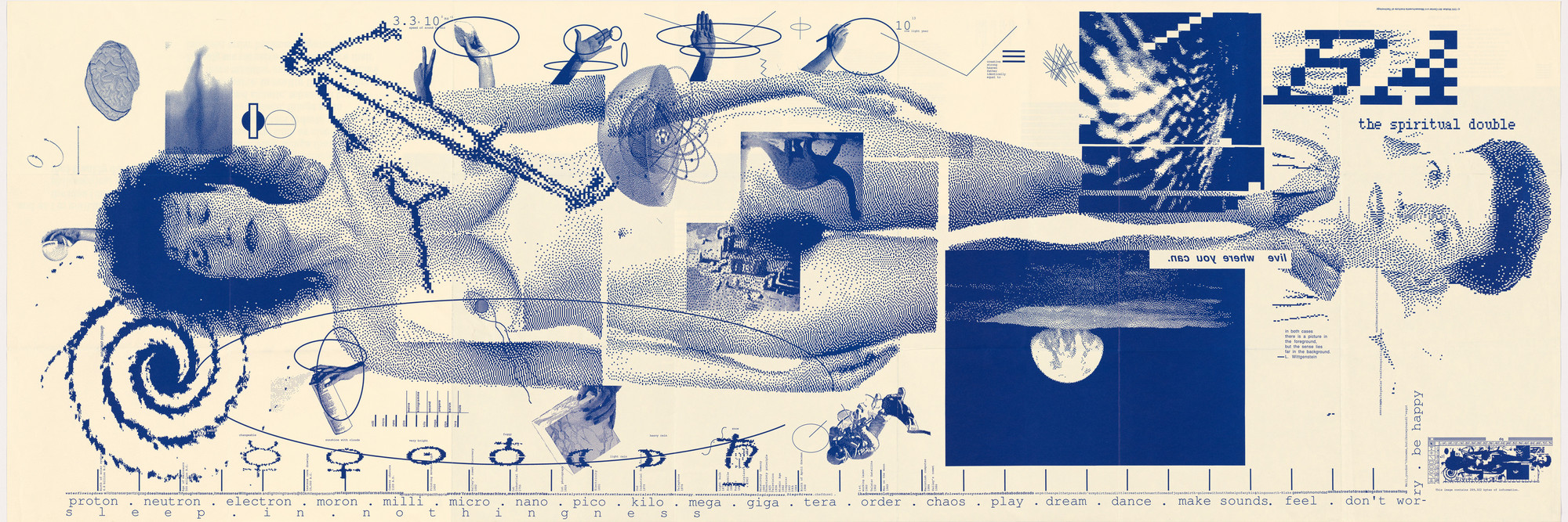 April Greiman. “Does It Make Sense?” Design Quarterly no. 133, 1986. Video-computer graphic offset lithograph. Courtesy April Greiman