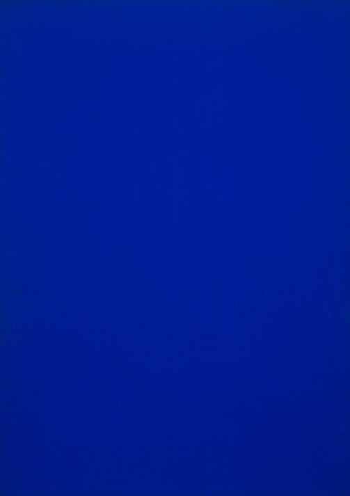 Yves Klein. Blue Monochrome. 1961