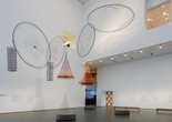 Installation view of the exhibition Carolina Caycedo: Spiral for Shared Dreams, The Museum of Modern Art, New York, November 11, 2023–May 19, 2024. Photo: Jonathan Dorado