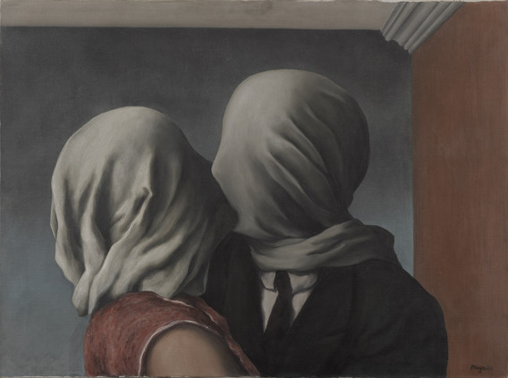 René Magritte. The Lovers. 1928
