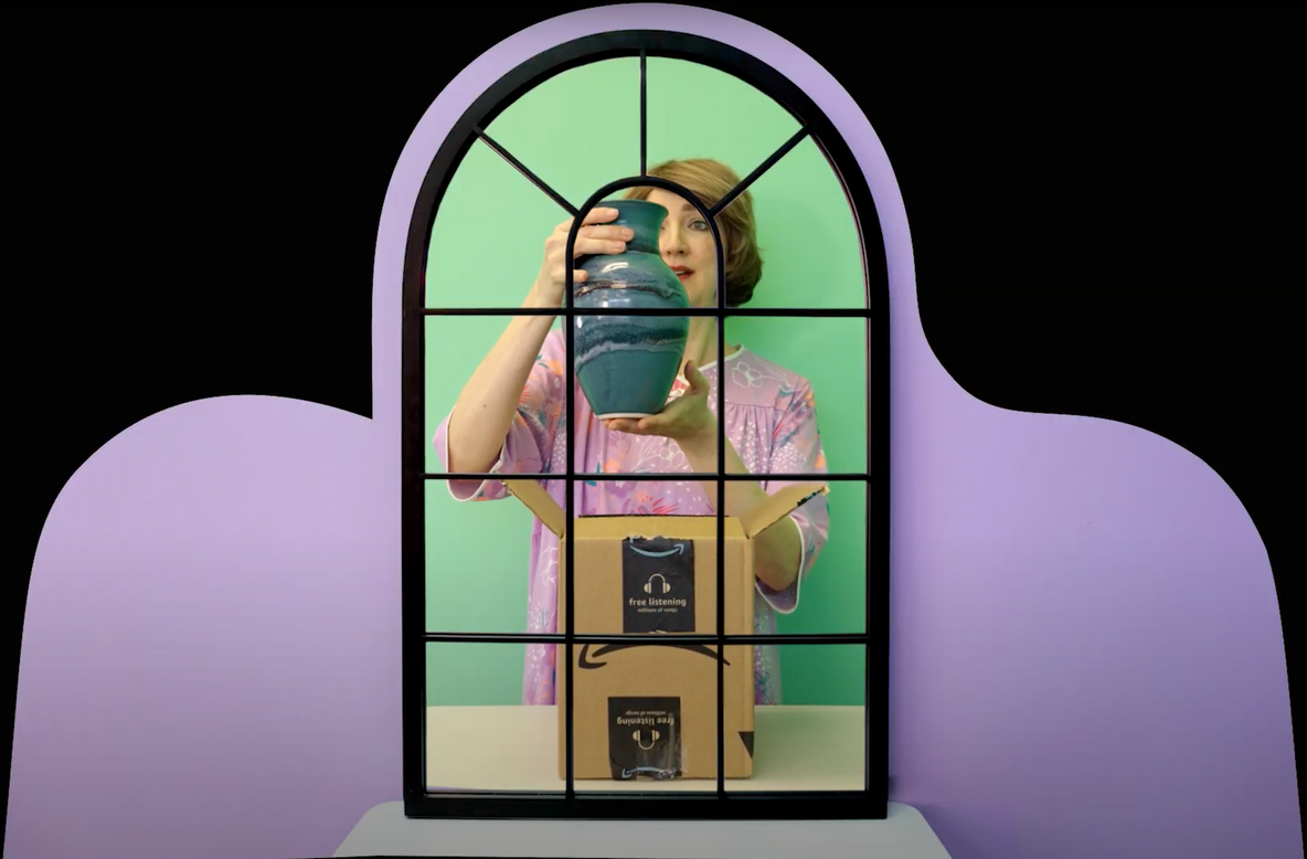 Shana Moulton. Still from Meta/Physical Therapy. 2023–24