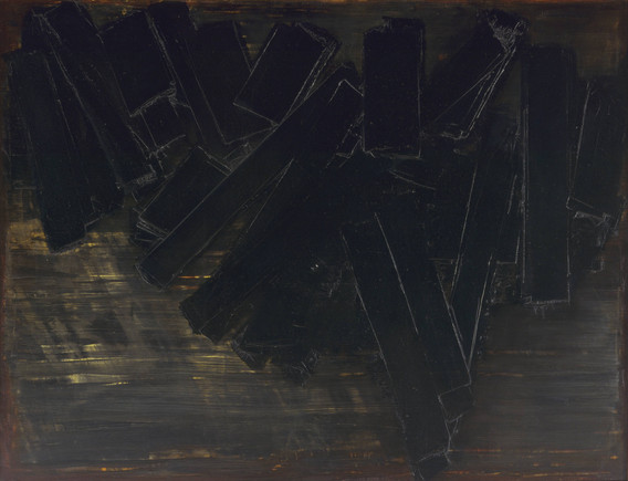 Pierre Soulages. Painting. August 1, 1956