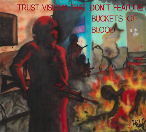 Jenny Holzer, Lady Pink. Trust visions that don't feature buckets of blood. 1983–84