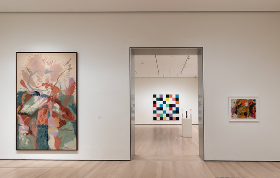 Installation view of the gallery Action Painting II, The Museum of Modern Art, New York, October 21, 2019–July 23, 2023