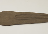 Ana Mendieta. Nile Born. 1984. Sand and binder on wood, 2 3/4 × 19 1/4 × 61 1/2&#34; (7 × 48.9 × 156.2 cm). Gift of Agnes Gund. © 2024 Estate of Ana Mendieta Collection