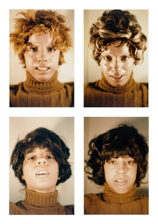 Ana Mendieta. Untitled (Facial Cosmetic Variations). January–February 1972