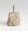 Alberto Giacometti. Figure, III. c. 1945. Plaster and metal, 2 1/8" (5.4 cm) high including plaster base 1 3/8 × 1 1/2 × 1 5/8" (3.3 × 3.8 × 4.1 cm). Gift of Mr. and Mrs. Thomas B. Hess. © 2024 Artists Rights Society (ARS), New York/ADAGP, Paris