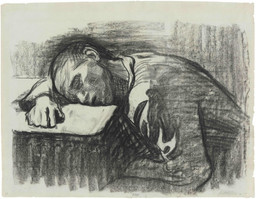 Home Worker, Asleep at the Table