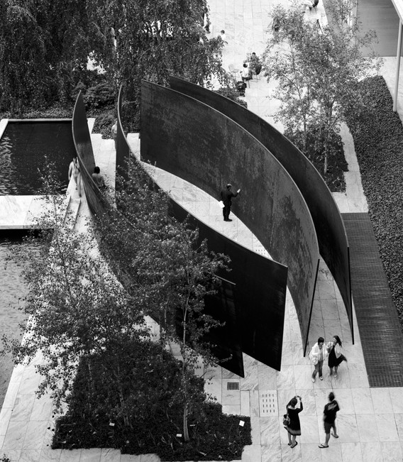 Installation view of Richard Serra Sculpture: Forty Years, MoMA, June 3–September 24, 2007