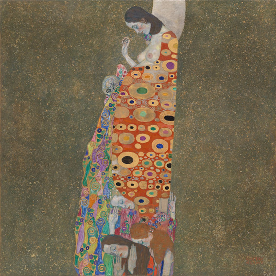 Gustav Klimt. Hope, II. 1907–08