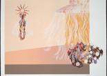 Shahzia Sikander. Anchor (detail). 1999. Screenprint, 24 5/8 × 32 11/16" (62.5 × 83 cm); sheet 27 15/16 × 35" (71 × 88.9 cm). The Museum of Modern Art, New York. Lee and Ann Fensterstock Fund. © 2024 Shahzia Sikande
