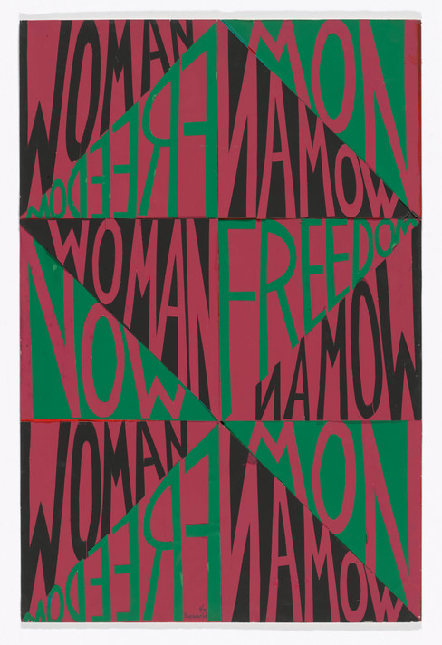 Faith Ringgold. Woman Freedom Now. 1971