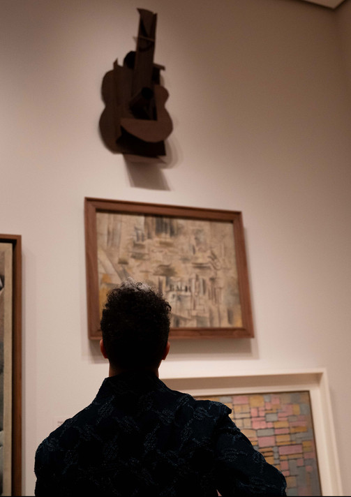 José James with Pablo Picasso’s Guitar (1914)