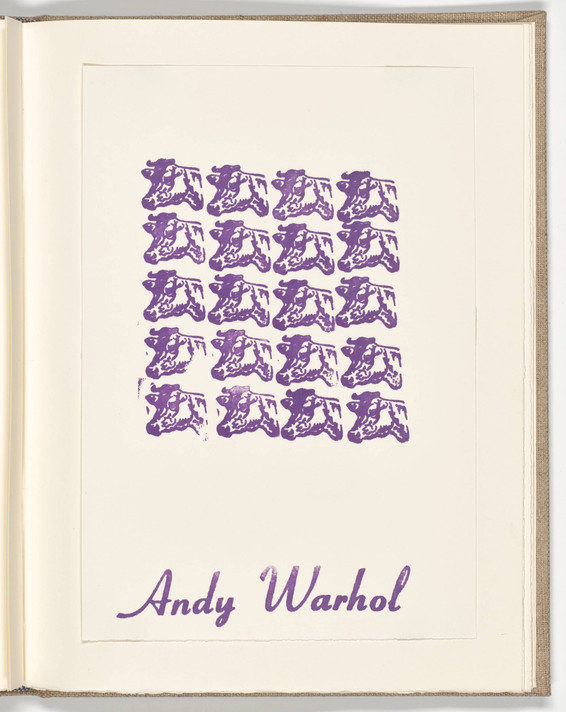 Andy Warhol. Plate (folio 8) from Stamped Indelibly. 1967