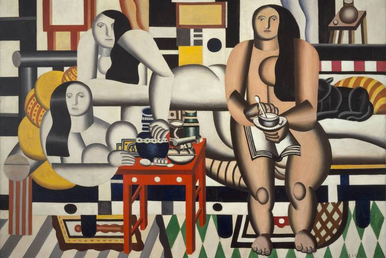 Fernand Léger. Three Women. 1921–22. Oil on canvas, 6' 1/4" × 8' 3" (183.5 × 251.5 cm). The Museum of Modern Art, New York. Mrs. Simon Guggenheim Fund. © 2024 Artists Rights Society (ARS), New York/ADAGP, Paris