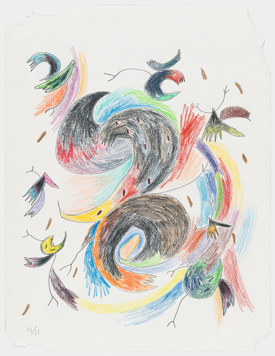 Tadáskía. ave preta mística mystical black bird. 2022