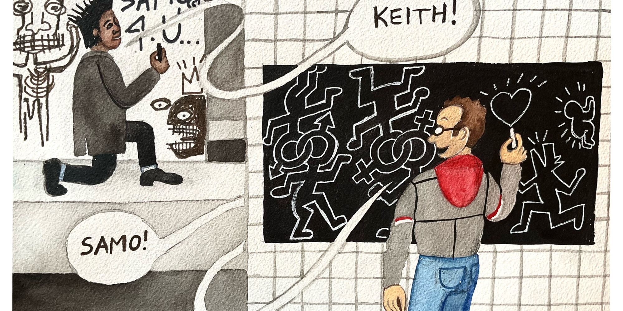 Panel from Mannie Murphy’s Queer Friend Love, 2024. Courtesy the artist