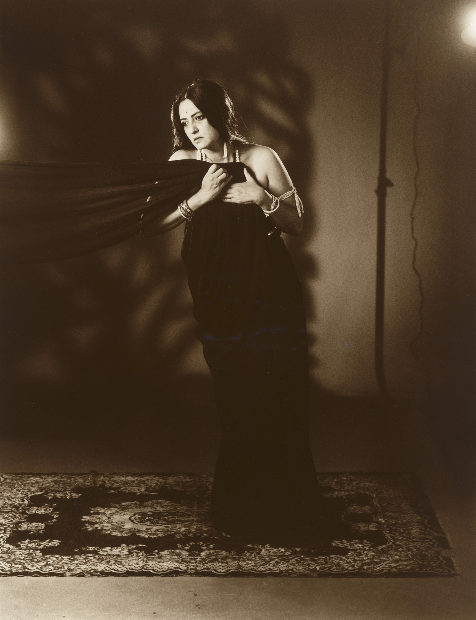 Pushpamala N. *Bhibhasta* from *The Navarasa Suite*, from the series *Bombay Photo Studio*. 2003. Gelatin silver print, 25 7/8 × 19 15/16" (65.7 × 50.6 cm). The Museum of Modern Art, New York. John Szarkowski Fund. © 2024 Pushpamala N