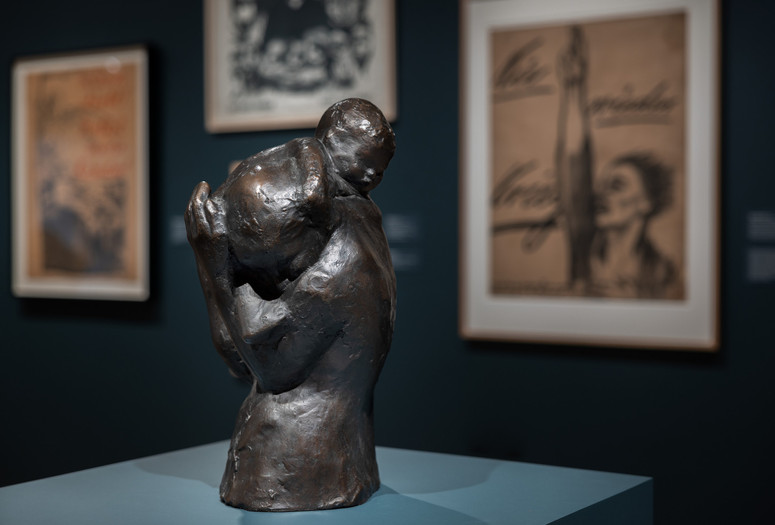 Installation view, Käthe Kollwitz, The Museum of Modern Art, New York, March 31–July 20, 2024. Photo: Jonathan Dorado