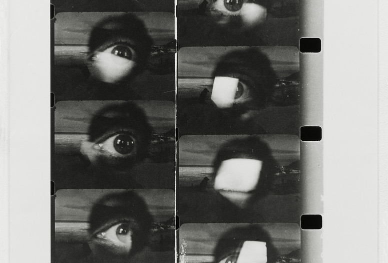 Robert Frank. Mabou Winter Footage. 1977. Gelatin silver print, 23 11/16 × 14 3/4″ (60.1 × 37.5 cm). The Museum of Modern Art, New York. Purchase. © 2024 The June Leaf and Robert Frank Foundation