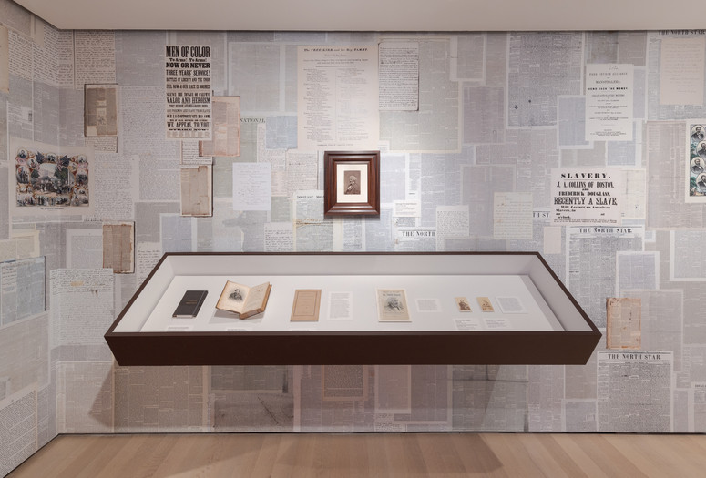 Installation view, Isaac Julien: Lessons of the Hour, The Museum of Modern Art, New York, May 19–September 28, 2024. Photo: Emile Askey