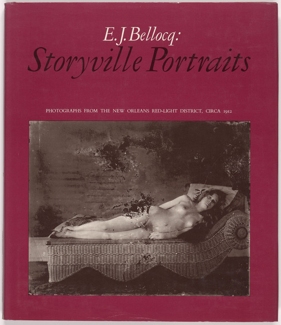 E. J. Bellocq: Storyville Portraits; Photographs from the New Orleans Red-Light District, circa 1912, front cover with untitled image
