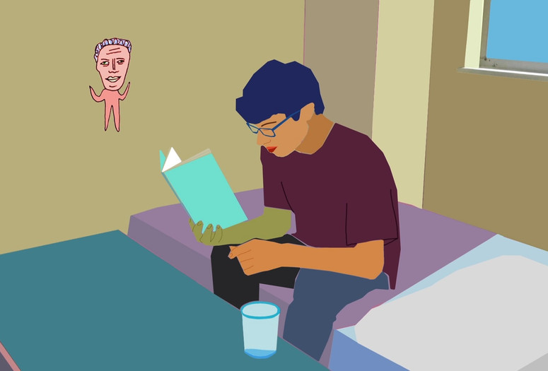Brainworm Billy. 2018. Directed by Emily Hubley and Max Rosenthal. Courtesy of Emily Hubley.