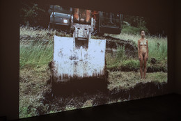 Regina José Galindo. Tierra. 2013. Video: color, 33 min, 30 sec. The Museum of Modern Art, New York. Gift of Mario Cader-Frech through the Latin American and Caribbean Fund. Photo: Kris Graves
